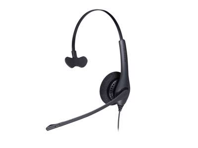 Jabra Biz 1500 Mono Headset Ledningsført Kontor/Callcenter Bluetooth Sort