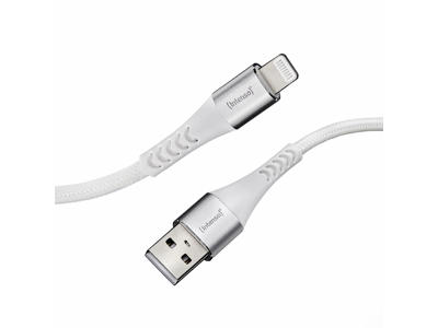 Intenso CABLE USB-A TO LIGHTNING 1.5M/7902102 USB-kabel 1,5 m USB A USB C/Micro USB-A/Lightning Hvid