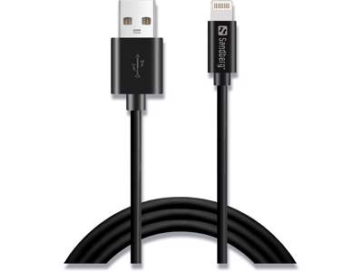 Sandberg USB>Lightning MFI 1m Black