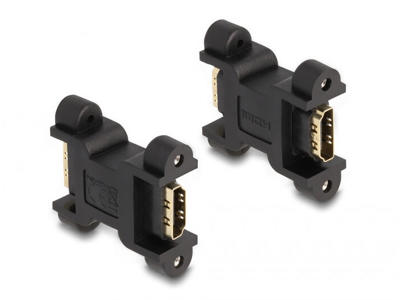 DeLOCK 66068 kabel kønsskifter HDMI Sort