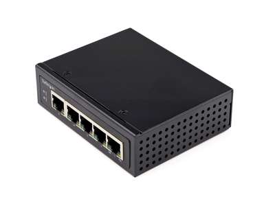 StarTech.com IESC1G50UP netværksswitch Ikke administreret Gigabit Ethernet (10/100/1000) Strøm over Ethernet (PoE) Sort