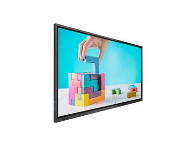 Philips Signage Solutions E-Line Digital fladpaneldisplay 165,1 cm (65") ADS 350 cd/m² 4K Ultra HD Sort Indbygget processer Android 8.0