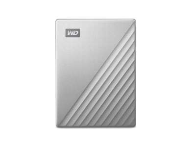 Western Digital WDBKYJ0020BSL-WESN ekstern harddisk 2 TB USB Type-C 3.2 Gen 1 (3.1 Gen 1) Sølv