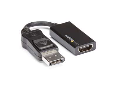 StarTech.com DP2HD4K60S videokabel adapter 0,215 m DisplayPort HDMI Sort