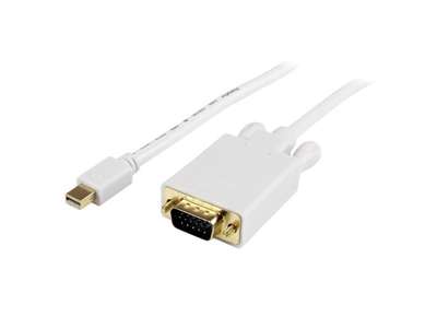 StarTech.com MDP2VGAMM6W videokabel adapter 1,83 m mini DisplayPort VGA (D-Sub) Hvid