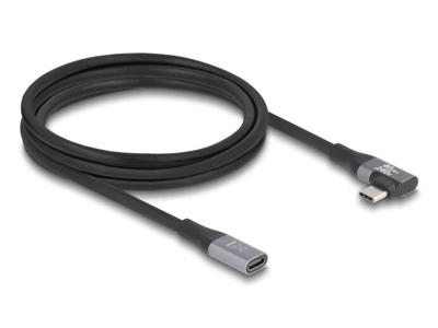 DeLOCK 81148 USB-kabel 2 m USB C Sort