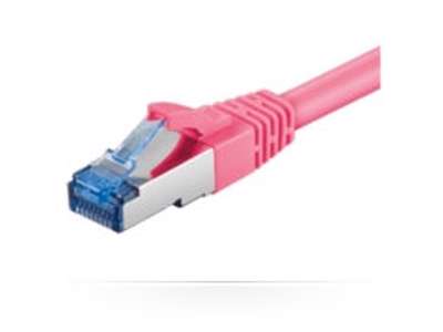 Microconnect SFTP6A02PI netværkskabel Lyserød 2 m Cat6a S/FTP (S-STP)