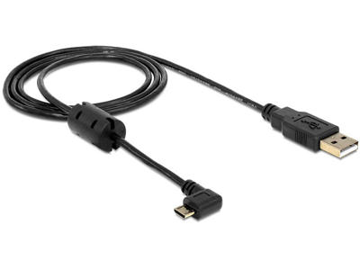 DeLOCK 83250 USB-kabel USB 2.0 1 m USB A Micro-USB B Sort