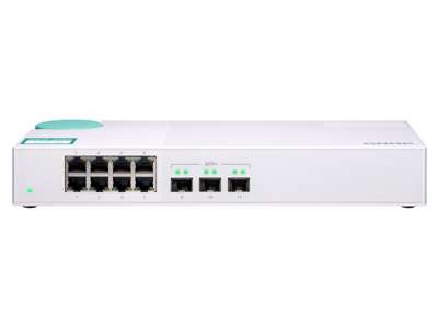 QNAP QSW-308S netværksswitch Ikke administreret Gigabit Ethernet (10/100/1000) Hvid