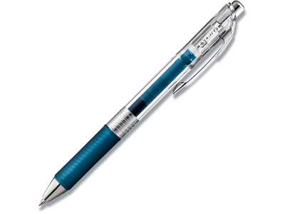 Rollerball gelpen, 0.7 mm, 0.35 mm, Navy, Pentel EnerGel PURE BL77TL-CA