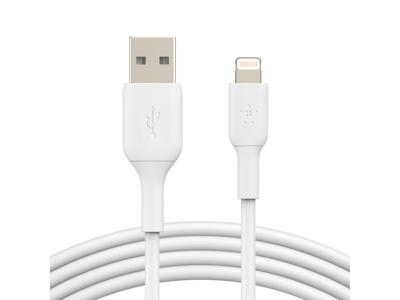 Belkin CAA001BT1MWH2PK Lightning kabel 1 m Hvid