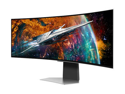 Samsung G95SC computerskærm 124,5 cm (49") 5120 x 1440 pixel Dual QHD OLED Sølv