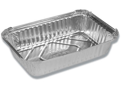 Aluminiumsbakke, 21.1x14.5x4.7cm, 850 ml, 1000 stk, Cater-Line