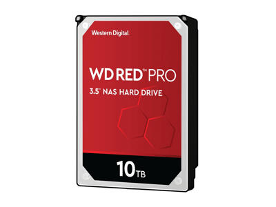 Western Digital Red Pro harddisk 10 TB 7200 rpm 256 MB 3.5" Serial ATA III