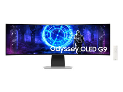 Samsung S49DG954SU computerskærm 124,5 cm (49") 5120 x 1440 pixel Dual QHD OLED Sølv