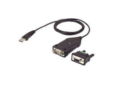 ATEN UC485 serielkabel Sort 1,2 m USB Type-A DB-9