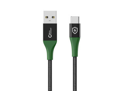 Microconnect MC-SMART USB-A-C-02 USB-kabel USB 2.0 2 m USB A USB C Sort, Grøn