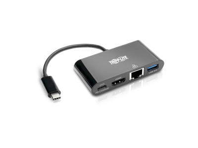 Tripp Lite U444-06N-HGUB-C dockingstation USB 3.2 Gen 2 (3.1 Gen 2) Type-C Sort