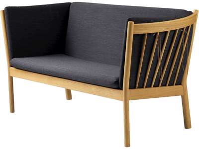 Sofa, J148, H:78.3xB:152.2xD:69.1 cm, Erik Ole Jørgensen, FDB Møbler