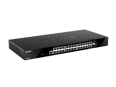 D-Link DGS-1520-28/E netværksswitch Administreret L3 10G Ethernet (100/1000/10000) 1U Sort