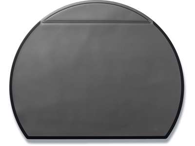 Skriveunderlag, 65x52 cm, Sort, Refleksfri, Durable OVAL PLUS