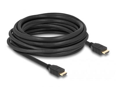 DeLOCK 82006 HDMI-kabel 10 m HDMI Type A (Standard) Sort