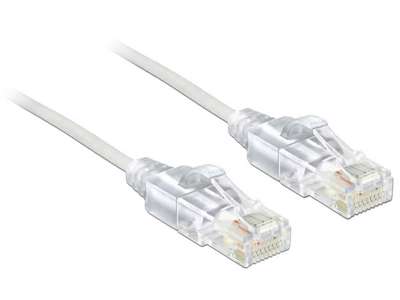 DeLOCK 2m Cat.6 UTP netværkskabel Hvid Cat6 U/UTP (UTP)