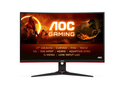 AOC G2 C27G2E/BK computerskærm 68,6 cm (27") 1920 x 1080 pixel Fuld HD Sort, Rød