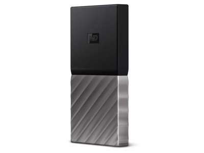 Western Digital My Passport SSD 2 TB USB Type-C 3.2 Gen 1 (3.1 Gen 1) Sort, Sølv