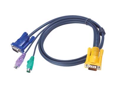 ATEN 2L-5210P KVM-kabel Sort 10 m