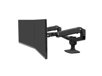 Ergotron LX Series 45-245-224 skærmbeslag og -stativer 68,6 cm (27") Skrivebord Sort