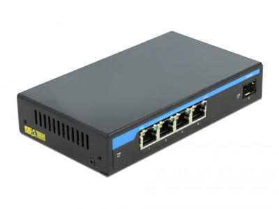 DeLOCK 87765 netværksswitch Gigabit Ethernet (10/100/1000) Strøm over Ethernet (PoE) Sort