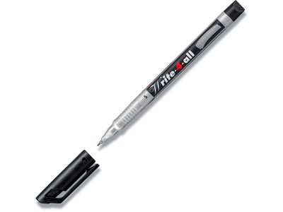 Marker, Spids spids, 0.4 mm, Sort, Stabilo Write 4 All 166 S