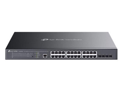 TP-Link Omada SG3428XMPP netværksswitch Administreret L2+ Gigabit Ethernet (10/100/1000) Strøm over Ethernet (PoE) 1U Sort