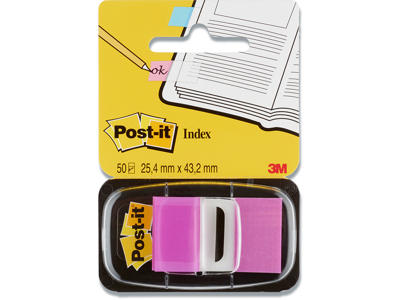 Indexfaner, Violet, 50 stk, 4.3x2.5 cm, Post-it Index 