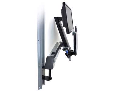 Ergotron Styleview Sit-Stand Combo Arm skærmbeslag og -stativer 61 cm (24") Væg Aluminium