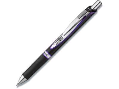 Rollerball gelpen, 0.7 mm, 0.35 mm, Violet, Pentel EnerGel BLP77-V