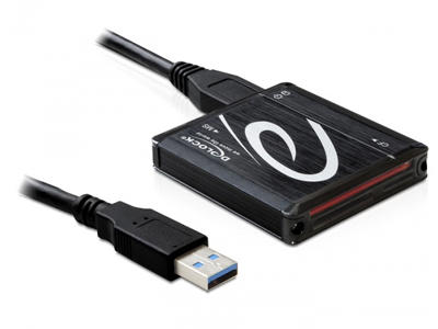 DeLOCK USB 3.0 Card Reader All in 1 kortlæser USB 3.2 Gen 1 (3.1 Gen 1) Sort