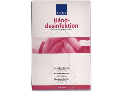 Hånddesinfektion, Flydende, 700 ml, Bag-in-box, Abena 85%