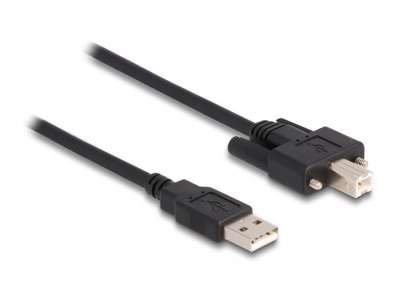 DeLOCK 87201 USB-kabel USB 2.0 2 m USB A USB B Sort