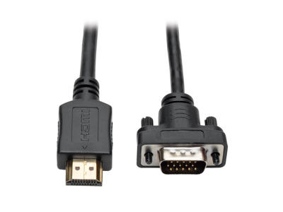 Tripp Lite P566-010-VGA videokabel adapter 3 m HDMI HD15, MICRO-USB B Sort