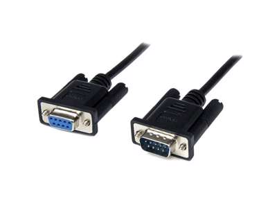 StarTech.com SCNM9FM2MBK serielkabel Sort 2 m DB-9