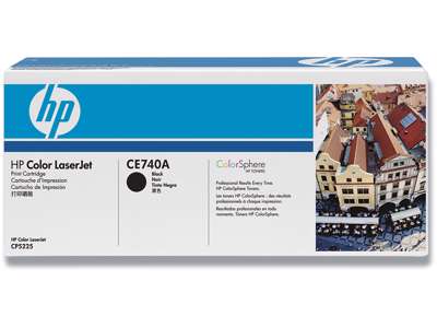 Toner, 307A, Black-sort, 7.000 sider, HP CE740A