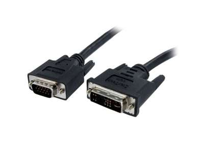 StarTech.com DVIVGAMM3M videokabel adapter 3 m DVI-A VGA (D-Sub) Sort