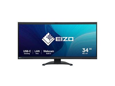 EIZO FlexScan EV3450XC-BK LED display 86,6 cm (34.1") 3440 x 1440 pixel UltraWide Quad HD Sort