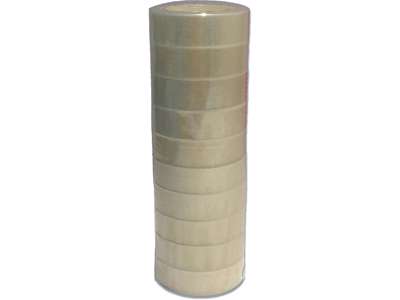 Tape, 15mm x 33m, 10 ruller, Transparent, Q-Line 