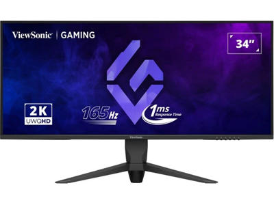 Viewsonic VX Series VX3480-2K-PRO computerskærm 86,4 cm (34") 3440 x 1440 pixel UltraWide Quad HD LED Sort