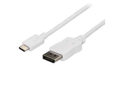 StarTech.com CDP2DPMM6W videokabel adapter 1,8 m USB Type-C DisplayPort Hvid