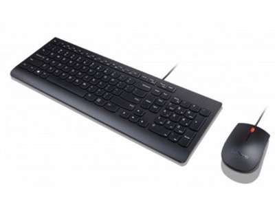 Lenovo 4X30L79929 tastatur Mus inkluderet Universel USB Sort