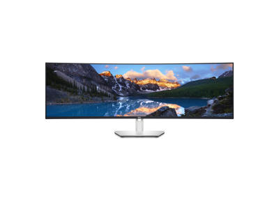 DELL UltraSharp U4924DW LED display 124,5 cm (49") 5120 x 1440 pixel 5K Ultra HD LCD Sort, Sølv